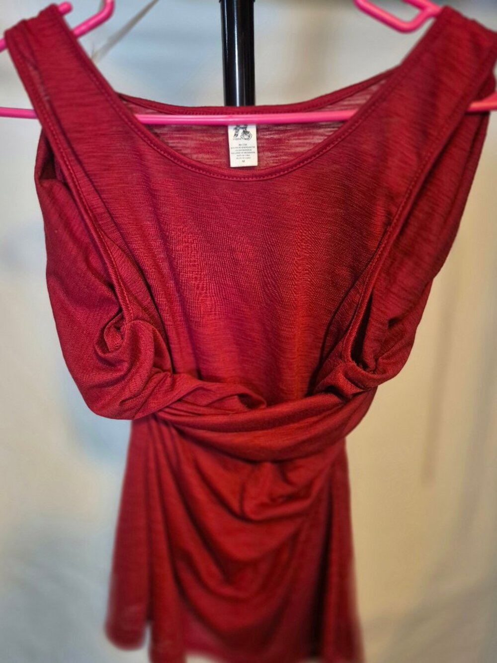 Ladies Top , size M. Built in tank top. - Picture 3 of 4